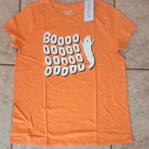 Cat & Jack Orange Ghost Tee